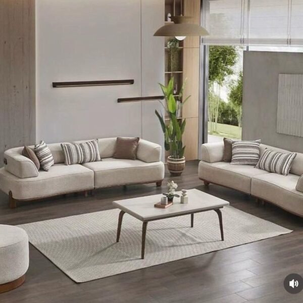 3+3 Seater Sofa with One Chair with Centre Table